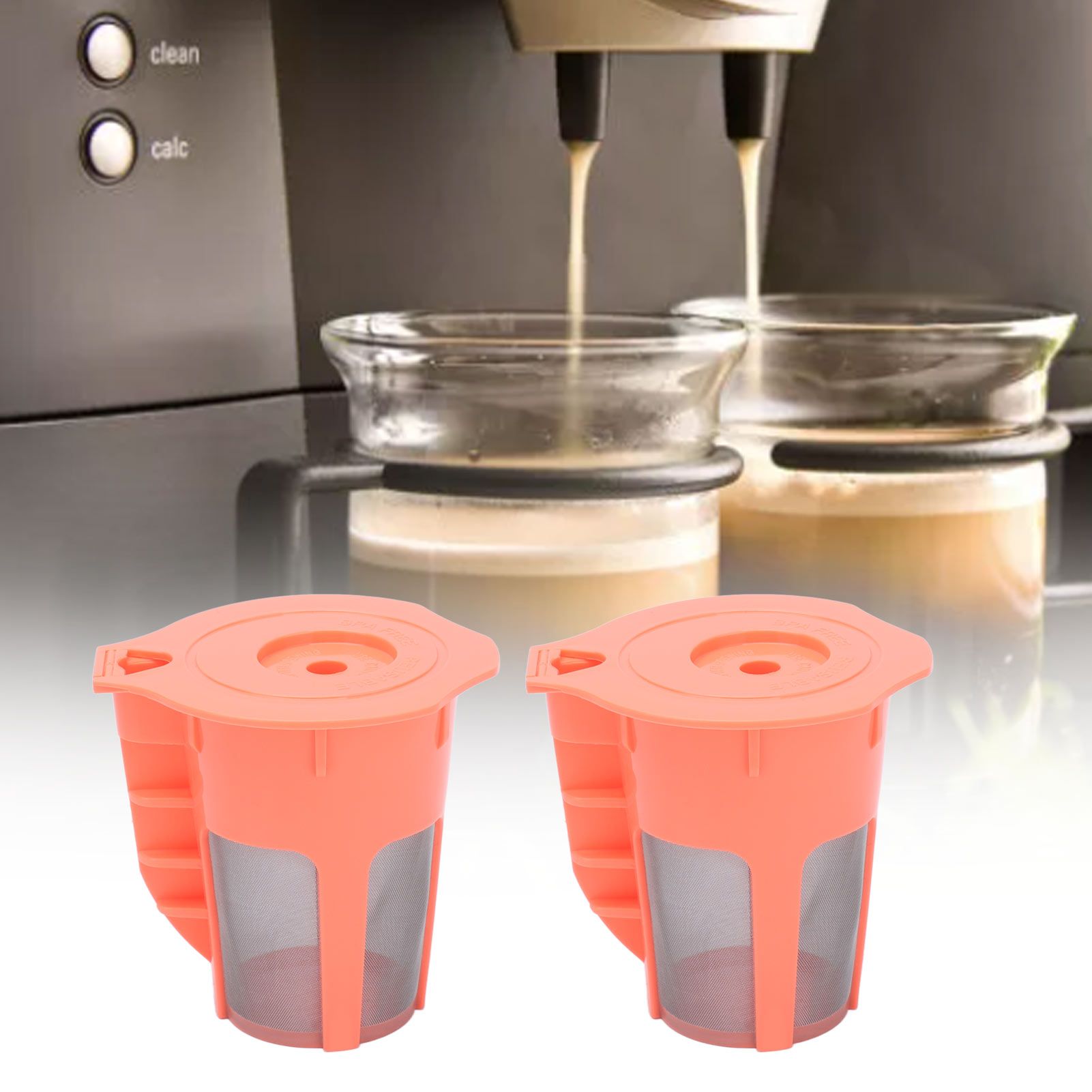 2Pcs Refillable Coffee Filter Cup Reusable Coffee Capsule Cup for 2.0 K200 view 11