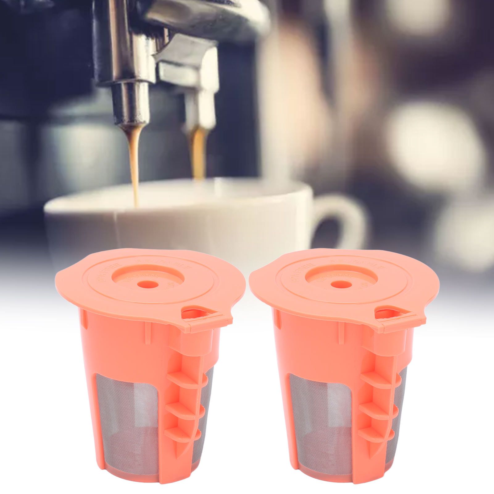 2Pcs Refillable Coffee Filter Cup Reusable Coffee Capsule Cup for 2.0 K200 view 12
