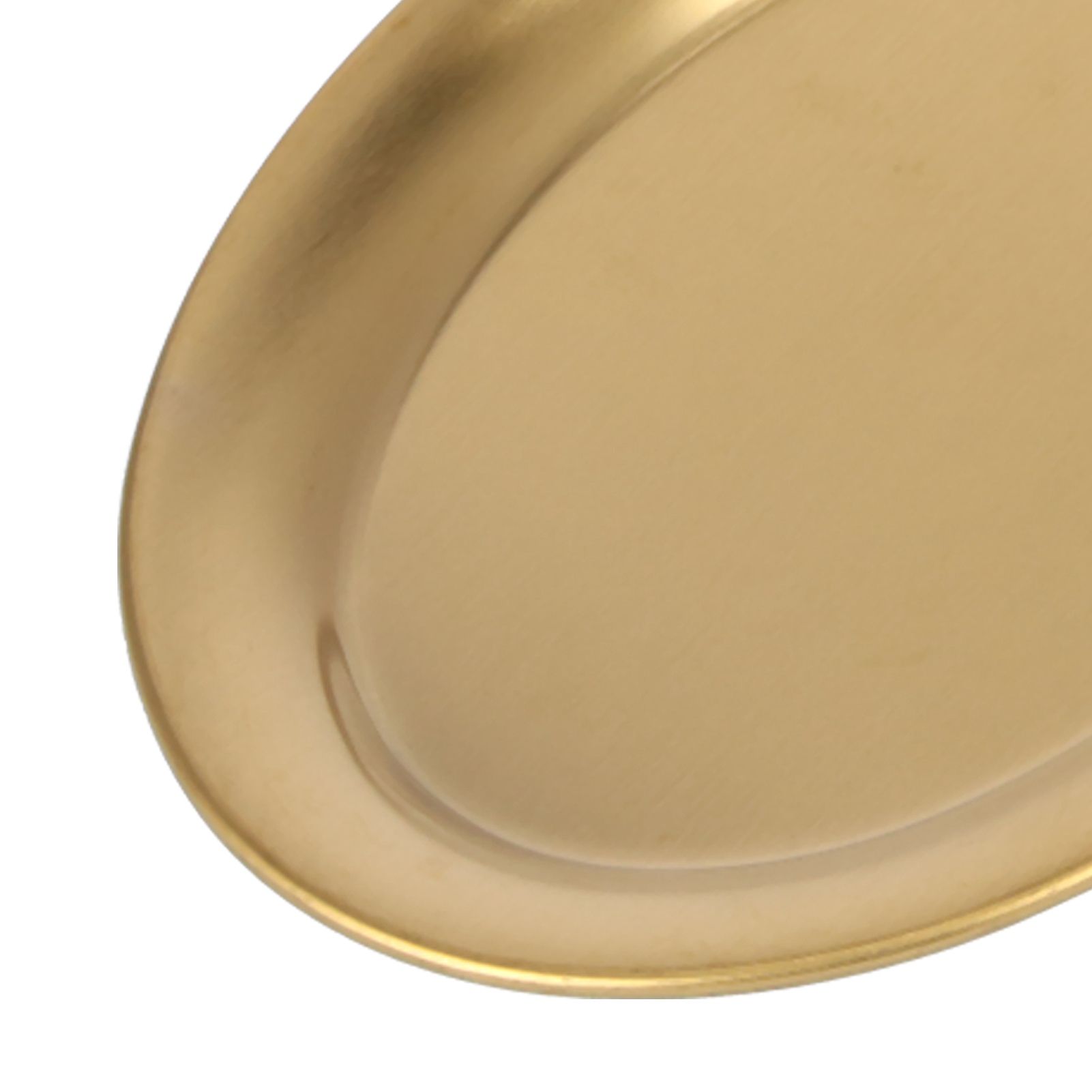 3pcs Stainless Steel Dessert Tray Mirror Polishing Process Snack Jewelry view 13