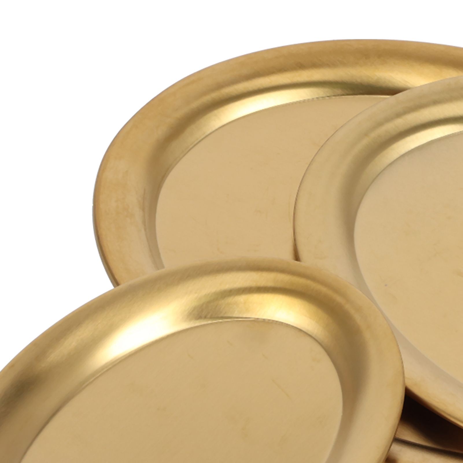 3pcs Stainless Steel Dessert Tray Mirror Polishing Process Snack Jewelry view 15