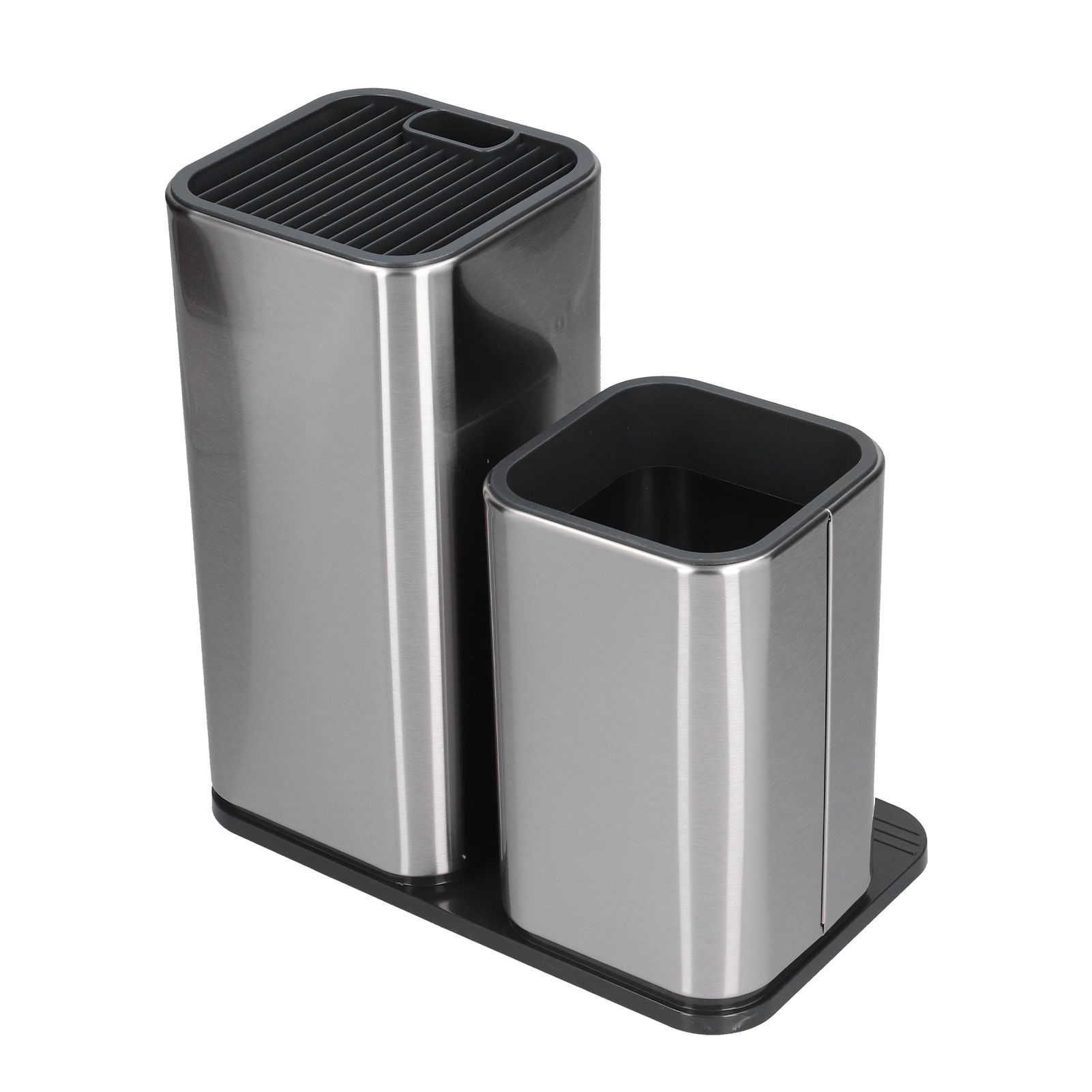 2 in 1 Knife Holder with Cutting Board Organizer Stainless Steel Kitchen view 5