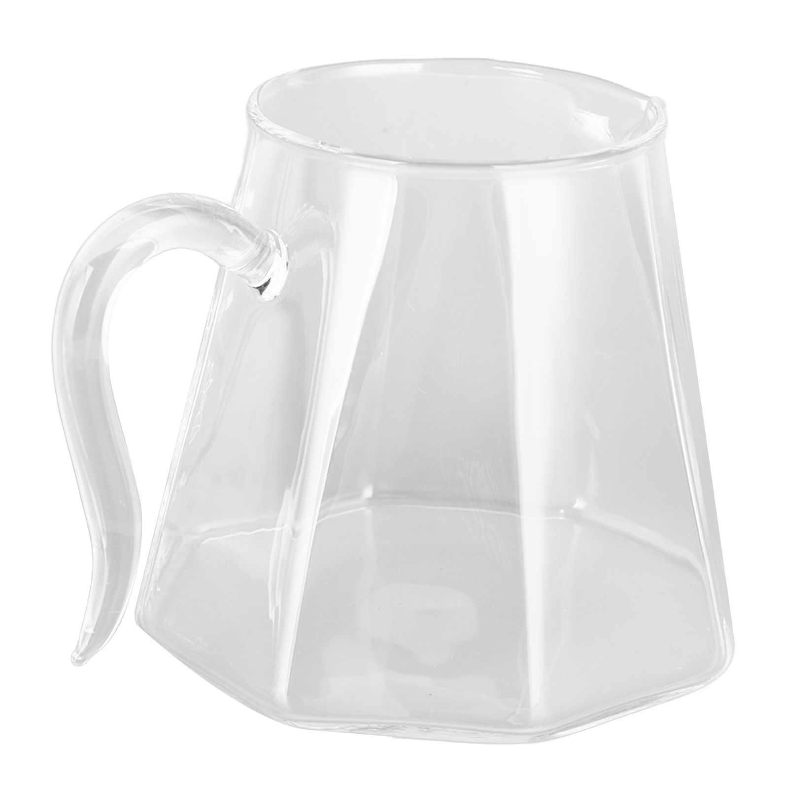 600ml Hand Drip Coffee Glass Cup with Unique Eagle Beak Handles for Making Coffee view 7