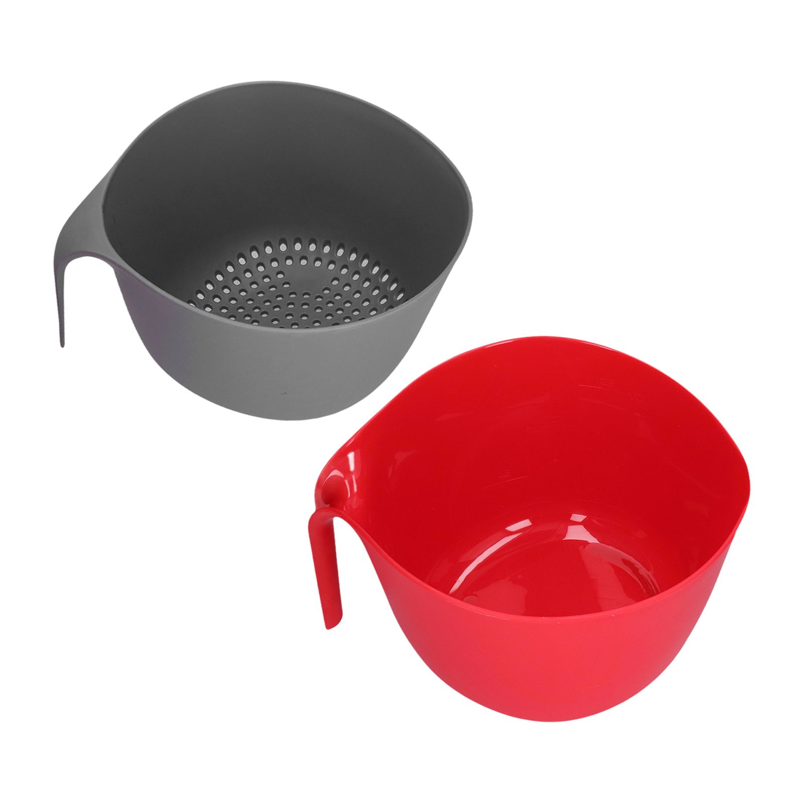 Plastic Strainer 2 in 1 Double Layer Detachable Large Capacity High Durability