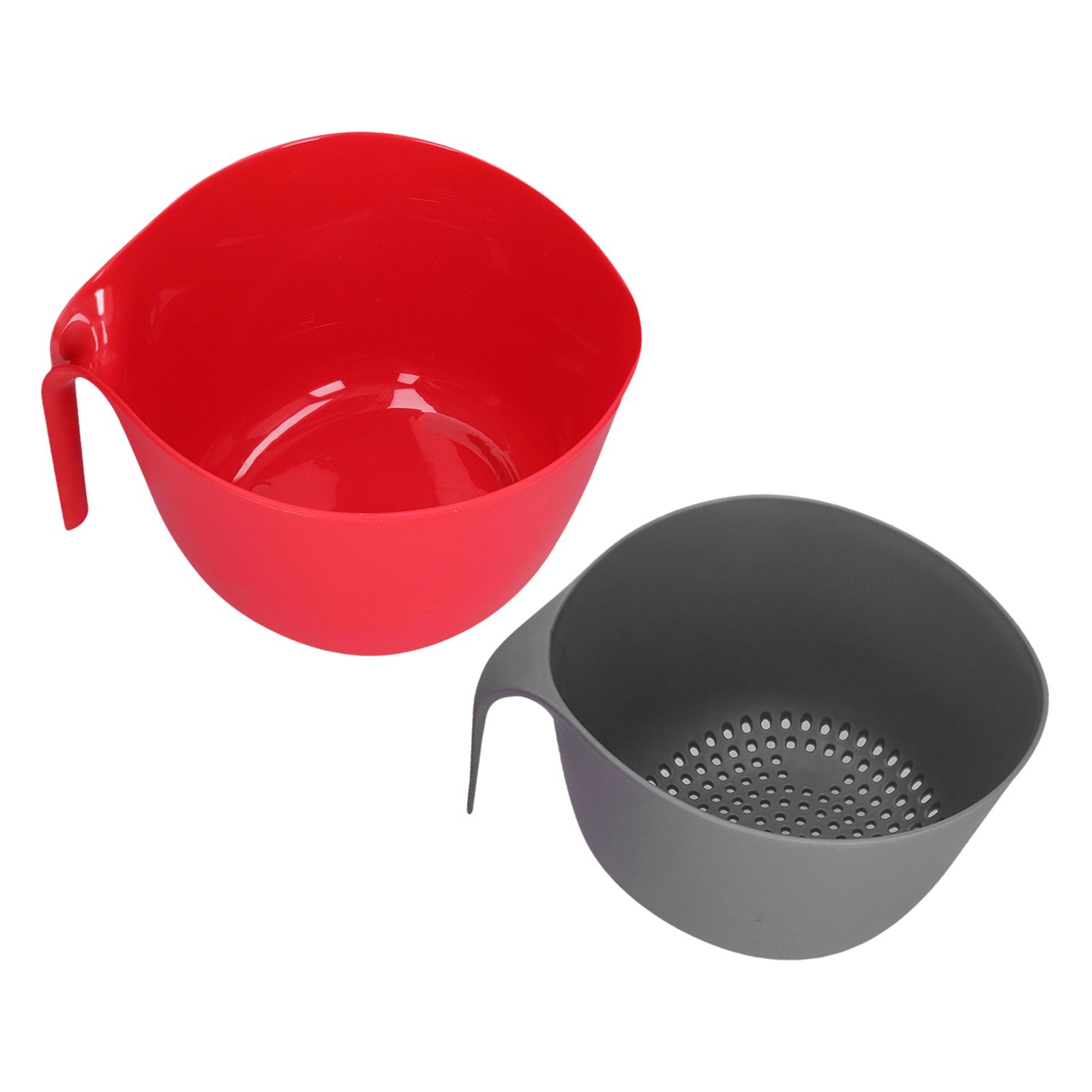 Plastic Strainer 2 in 1 Double Layer Detachable Large Capacity High Durability view 2