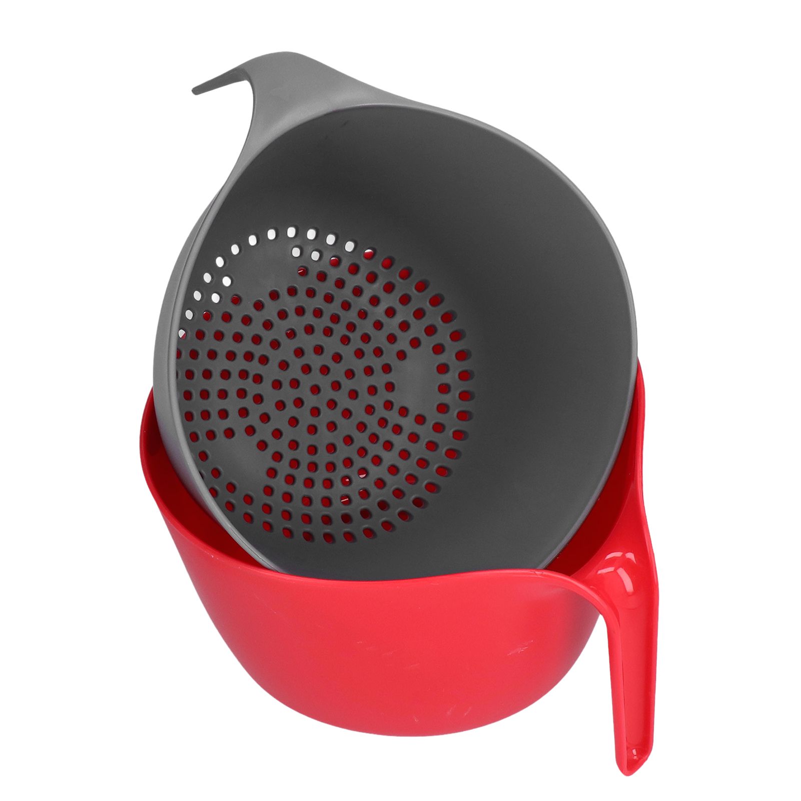 Plastic Strainer 2 in 1 Double Layer Detachable Large Capacity High Durability view 9
