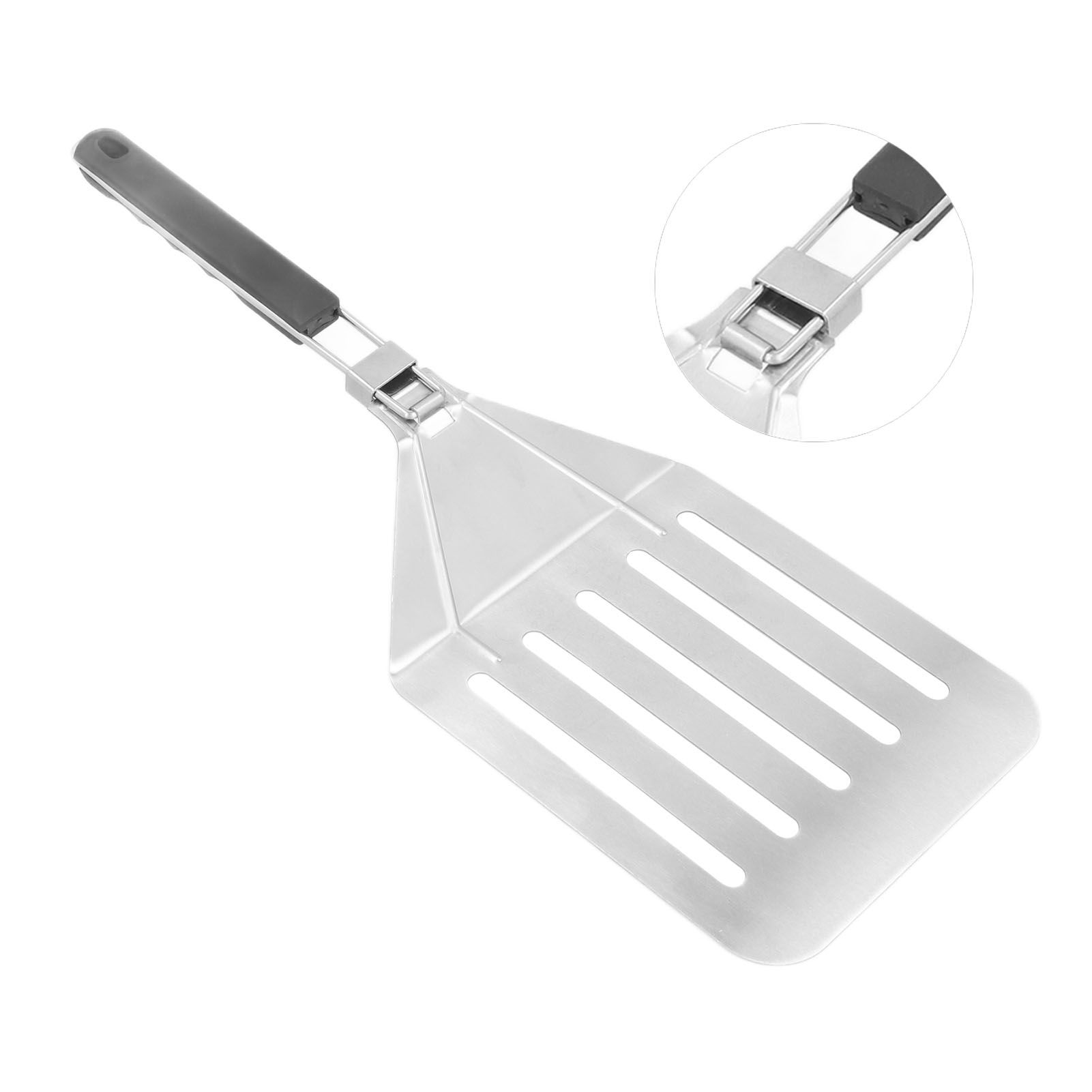Pizza Peel Shovel Spatula Paddle Stainless Steel Foldable Slotted Transfer view 10