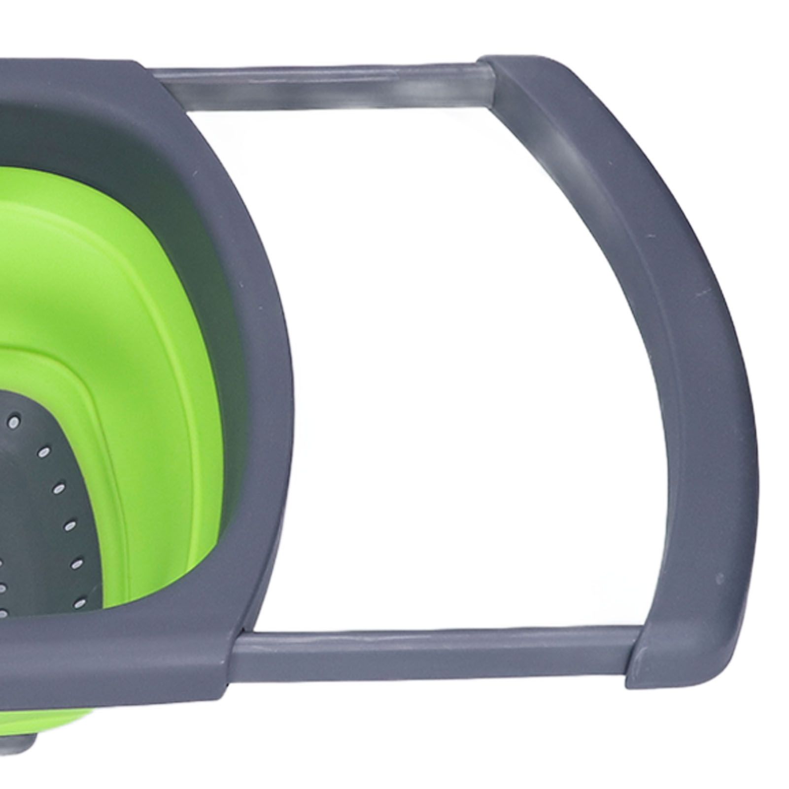 Green Foldable Drain Basket Silicone Collapsible Fruit Vegetable Wash Strainer view 14