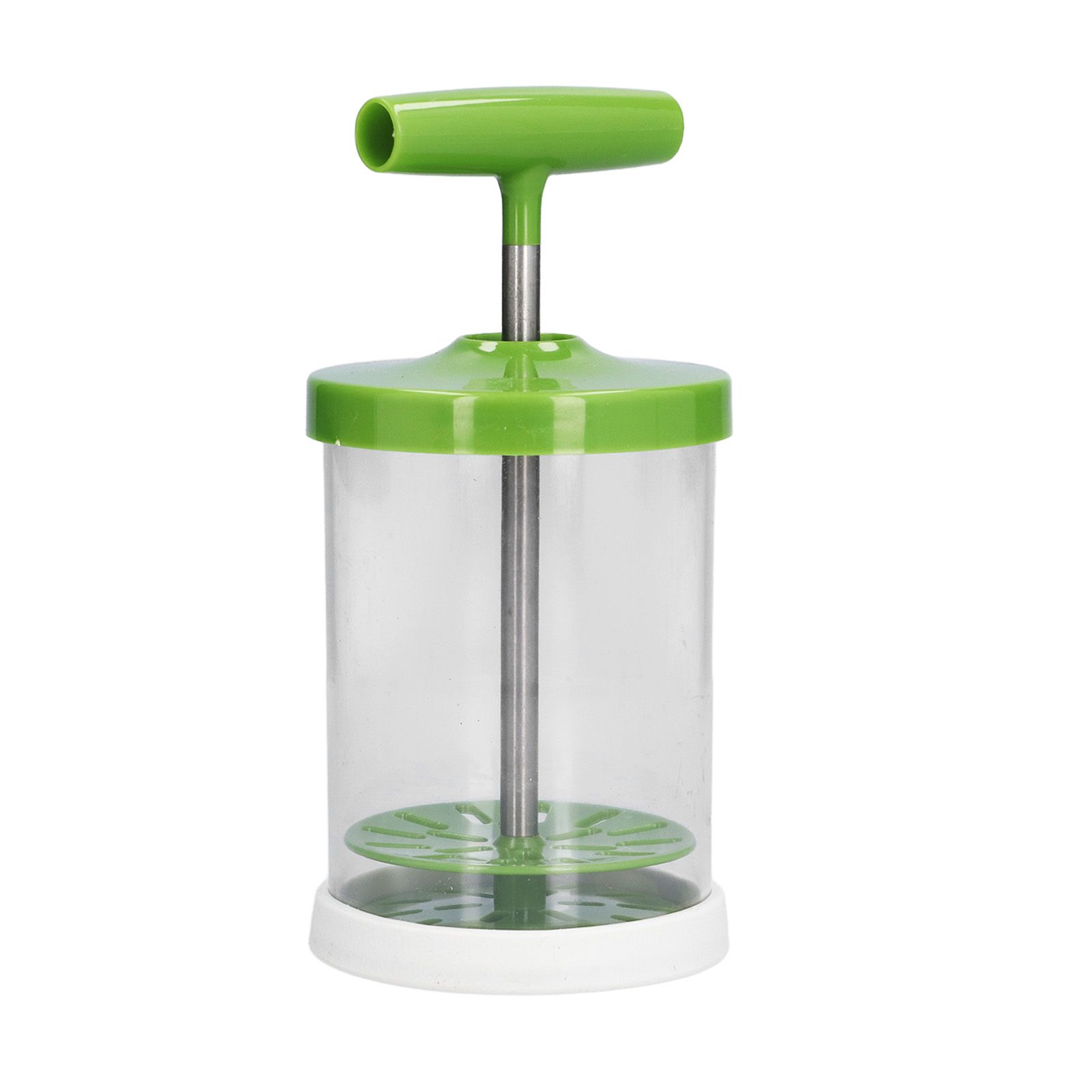 Manual Milk Frother Creamer DIY Hand Cream Mixer Cake Hand Pump Frother for view 2