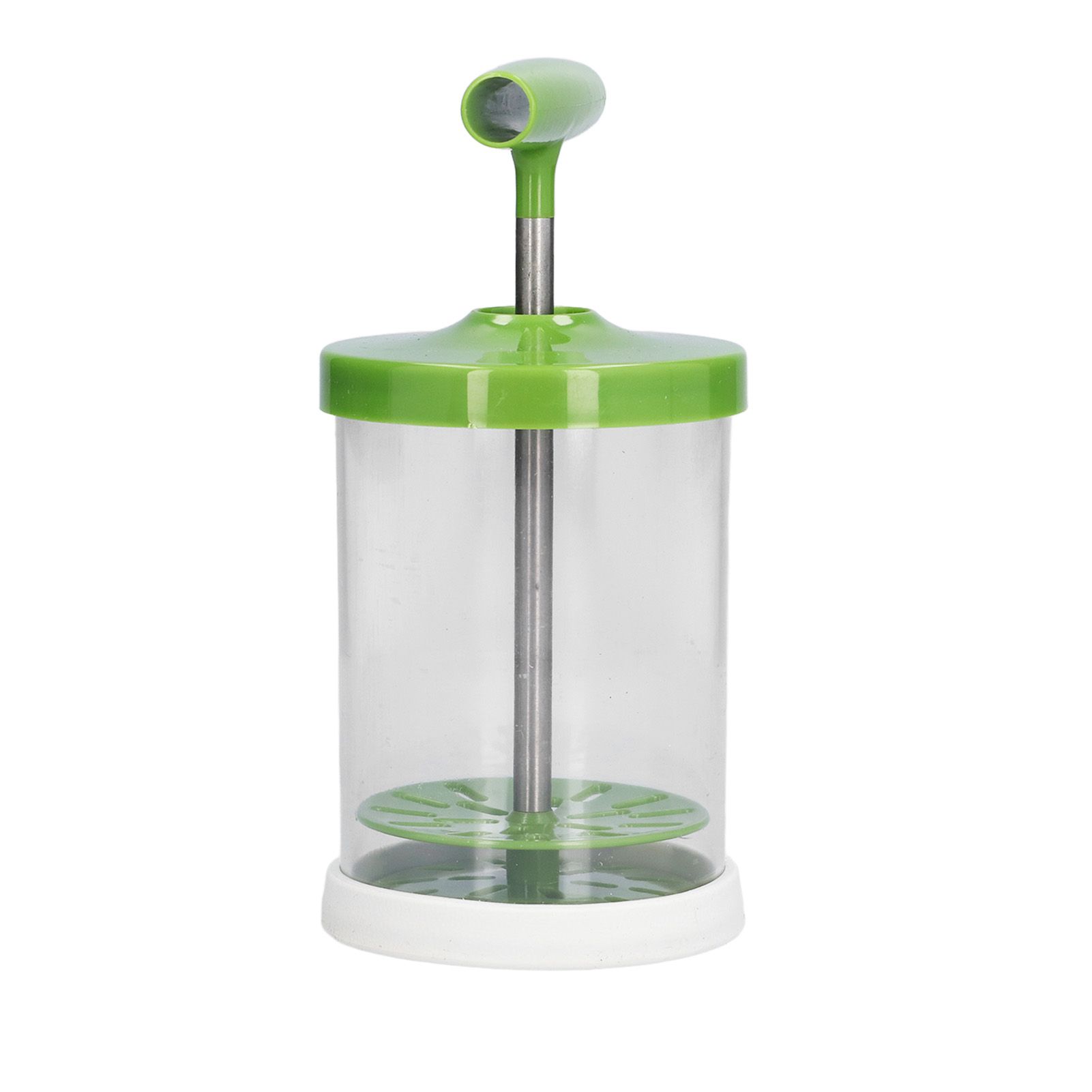 Manual Milk Frother Creamer DIY Hand Cream Mixer Cake Hand Pump Frother for view 3
