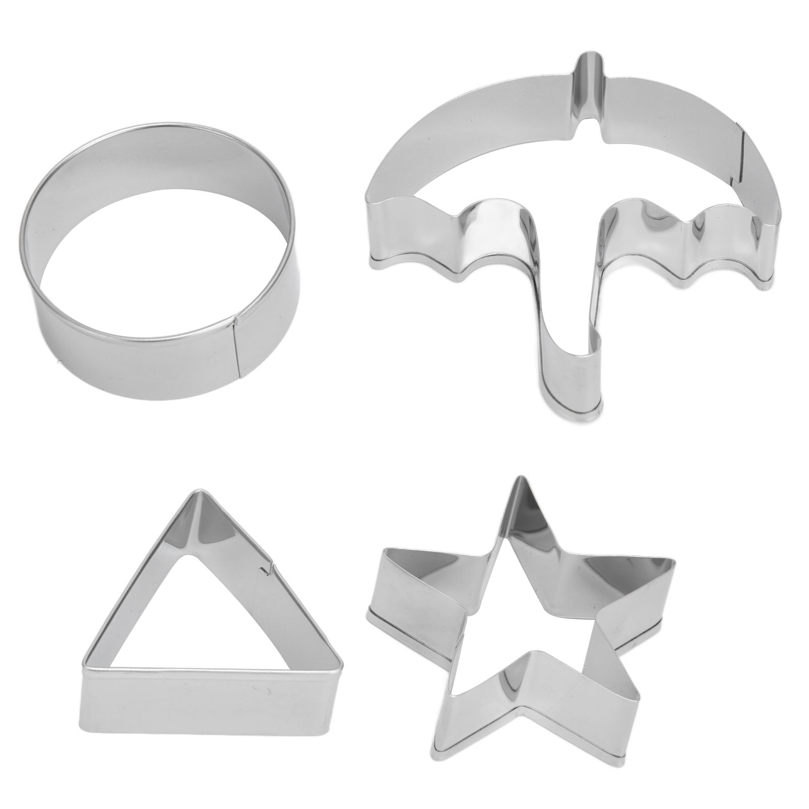 5Pcs/Set Sugar Candy Pie Mold Cutter Stainless Steel Cookies Chocolate Mold view 2