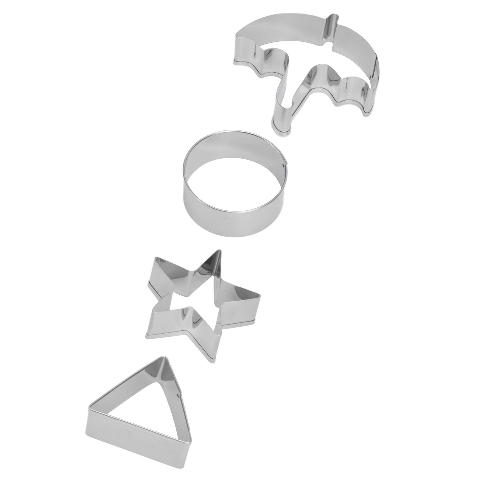 5Pcs/Set Sugar Candy Pie Mold Cutter Stainless Steel Cookies Chocolate Mold view 3