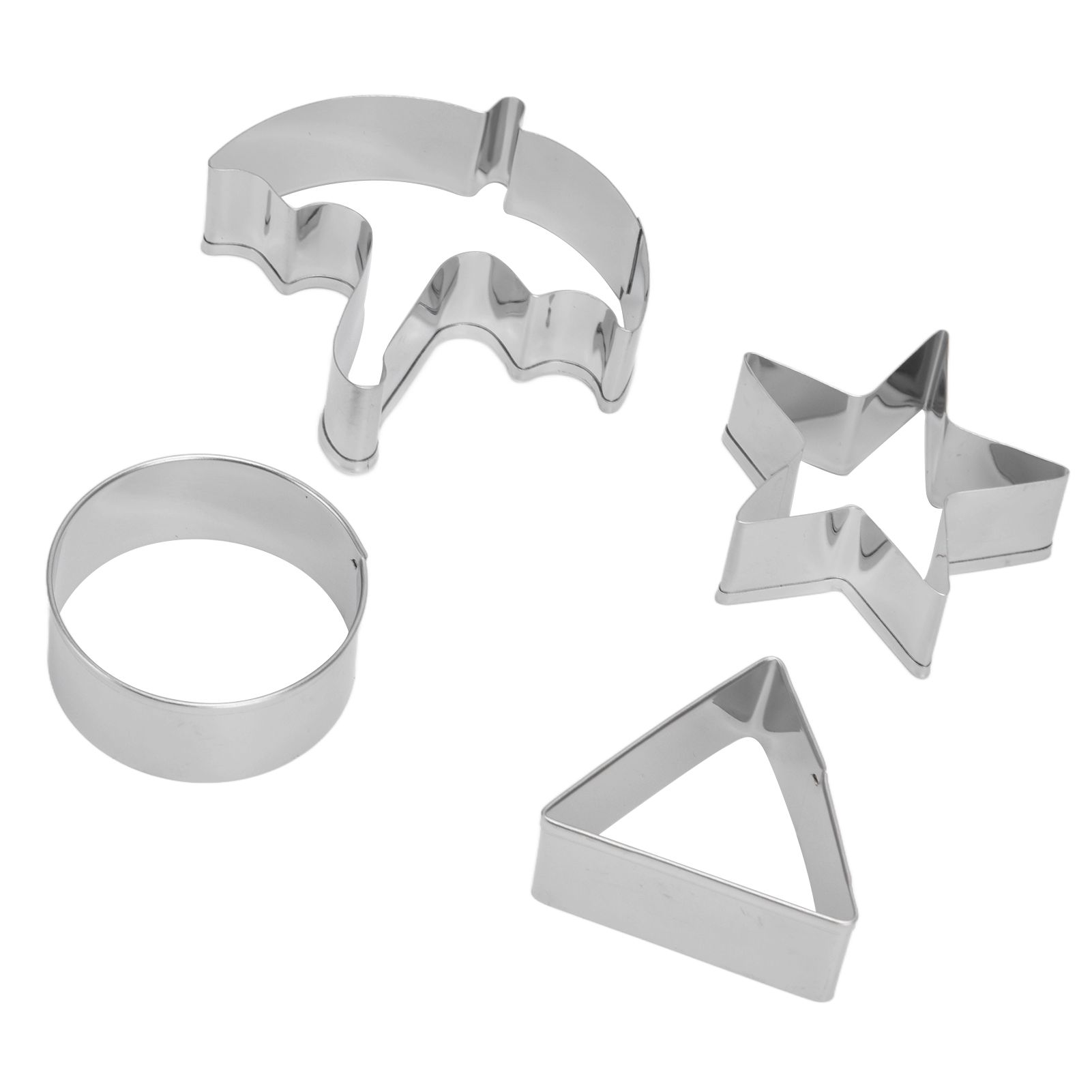 5Pcs/Set Sugar Candy Pie Mold Cutter Stainless Steel Cookies Chocolate Mold view 4
