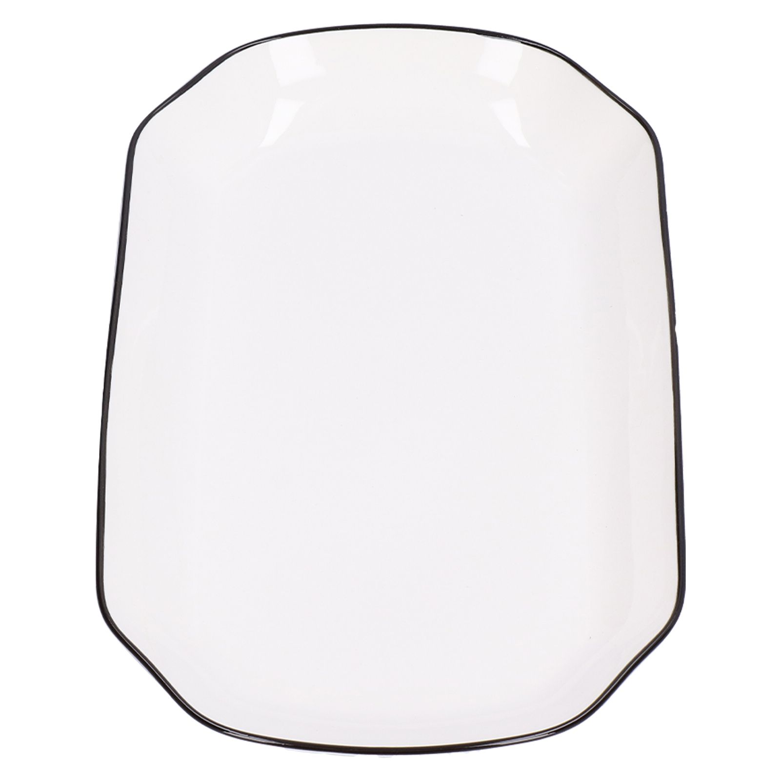 12in Dinner Plate Dish 550ml White Ceramic Noodle Soup Fish Plate Kitchen view 9