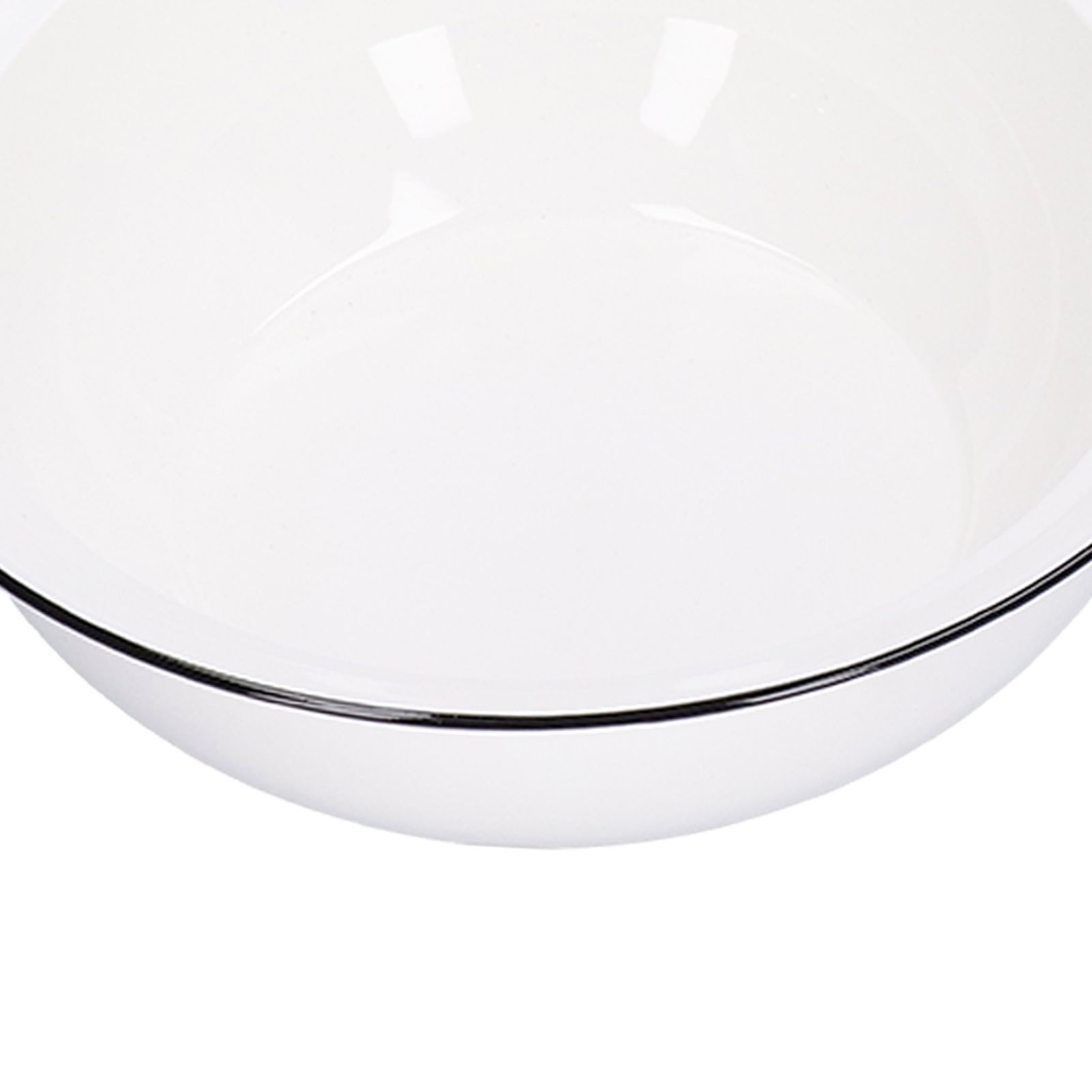 9in Soup Bowl with Lid Large Capacity 1500ml Stew Bowl Harmless White Ceramic view 14