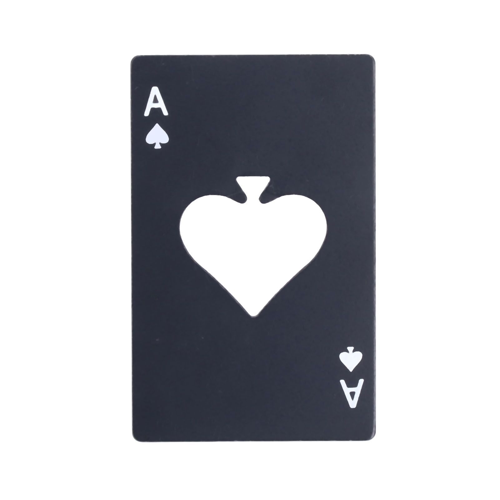Bottle Opener Innovative Poker Card Shape Stainless Steel Wine Beer Caps