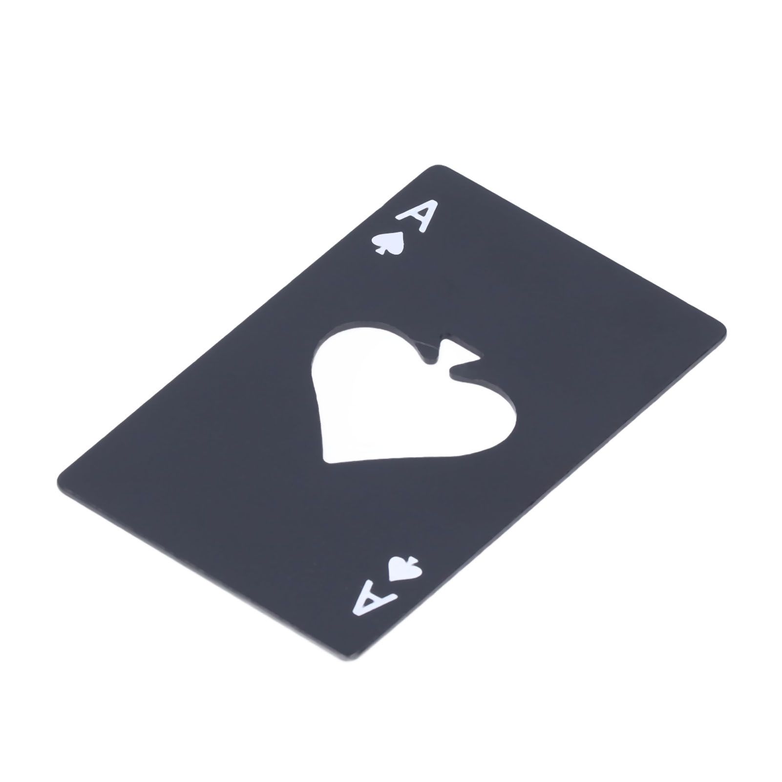Bottle Opener Innovative Poker Card Shape Stainless Steel Wine Beer Caps view 3