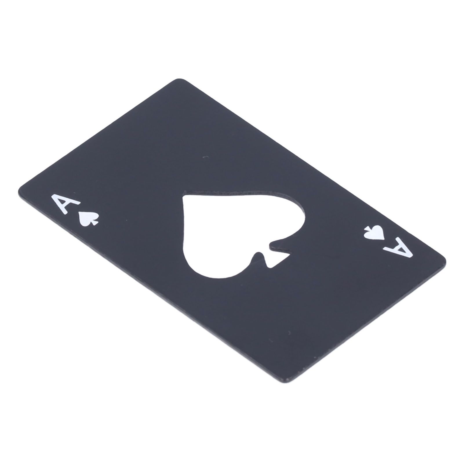 Bottle Opener Innovative Poker Card Shape Stainless Steel Wine Beer Caps view 9