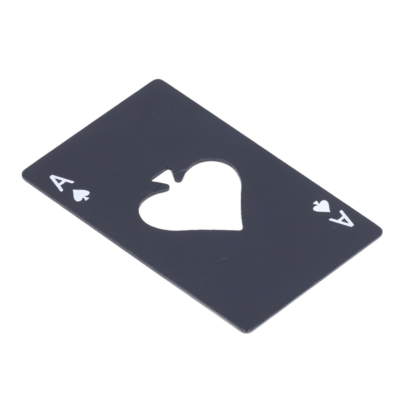 Bottle Opener Innovative Poker Card Shape Stainless Steel Wine Beer Caps view 10