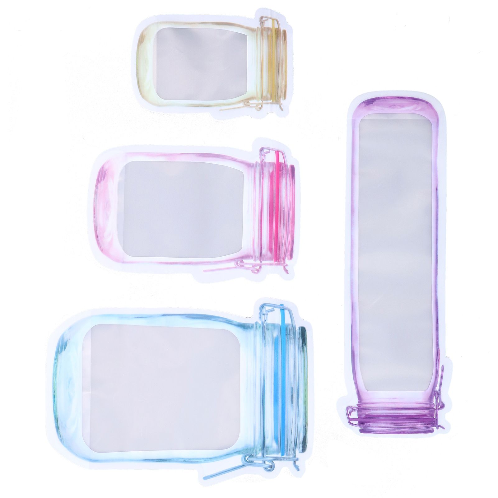 40Pcs Reusable Food Storage Bags Good Leakproofness Large Capacity Zipper view 15