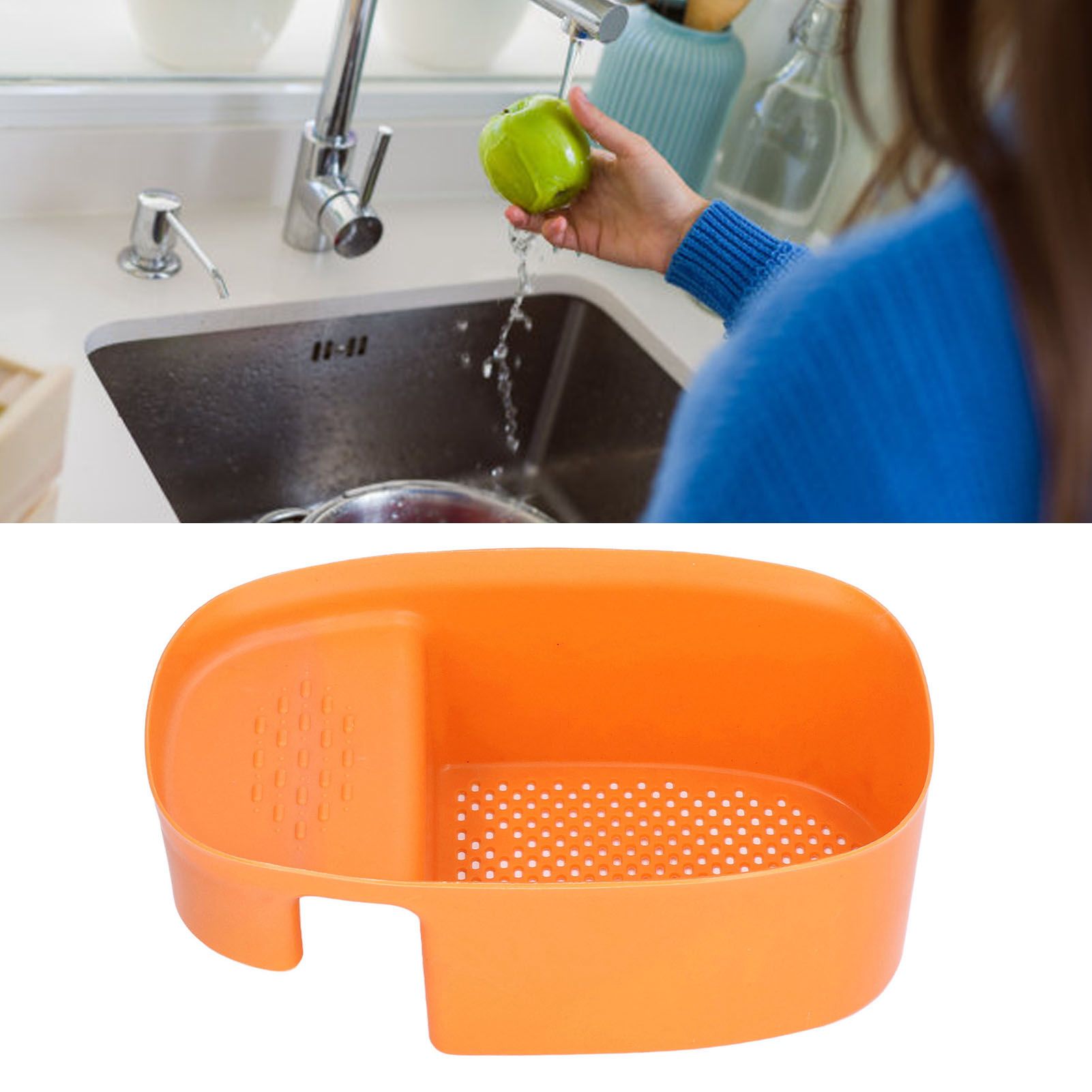 Sink Drain Basket Household Saddle Shaped Mesh Strainer for Kitchen Waste view 11