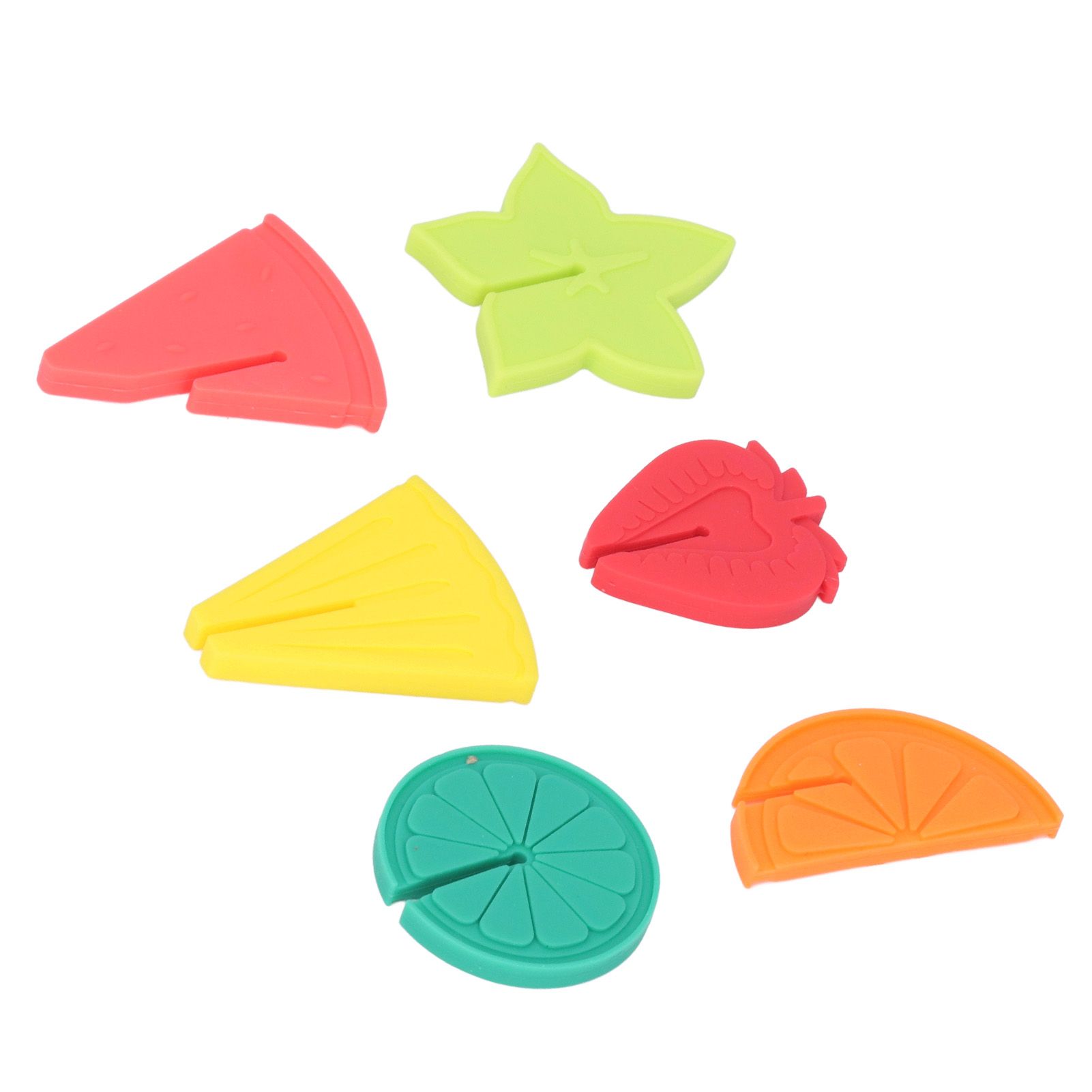 6pcs Wine Glass Marker Silicone Fruit Pattern Harmless Reusable Drink Cup view 13