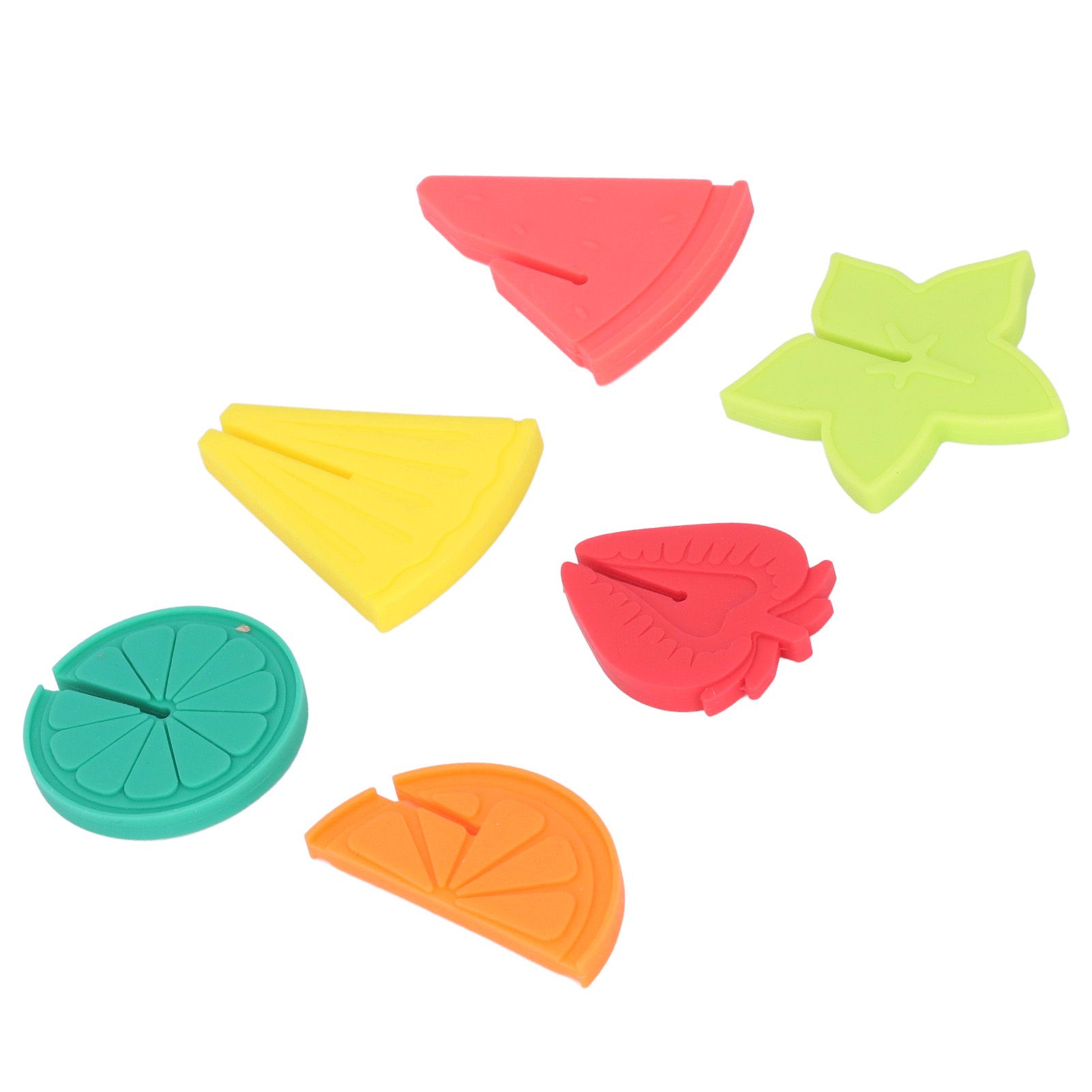 6pcs Wine Glass Marker Silicone Fruit Pattern Harmless Reusable Drink Cup view 15