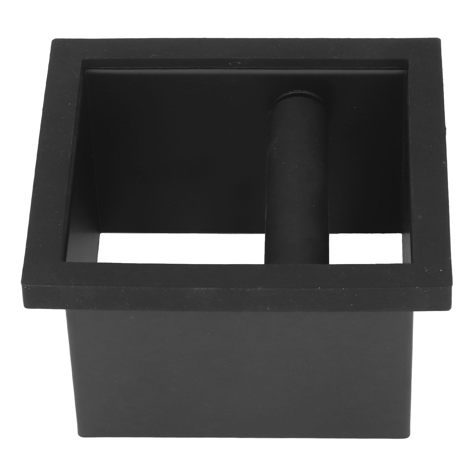 Coffee Knock Box Grounds Disposal Bin Bottomless Embedded Flat Mouth Stainless