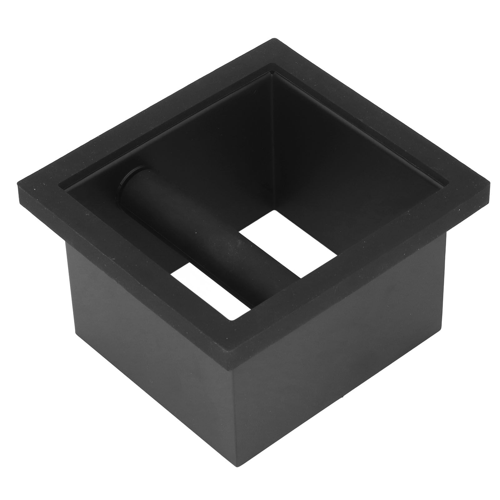Coffee Knock Box Grounds Disposal Bin Bottomless Embedded Flat Mouth Stainless view 3