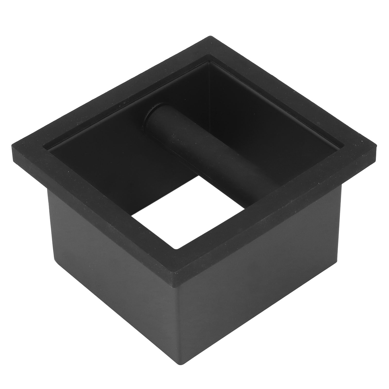 Coffee Knock Box Grounds Disposal Bin Bottomless Embedded Flat Mouth Stainless view 4