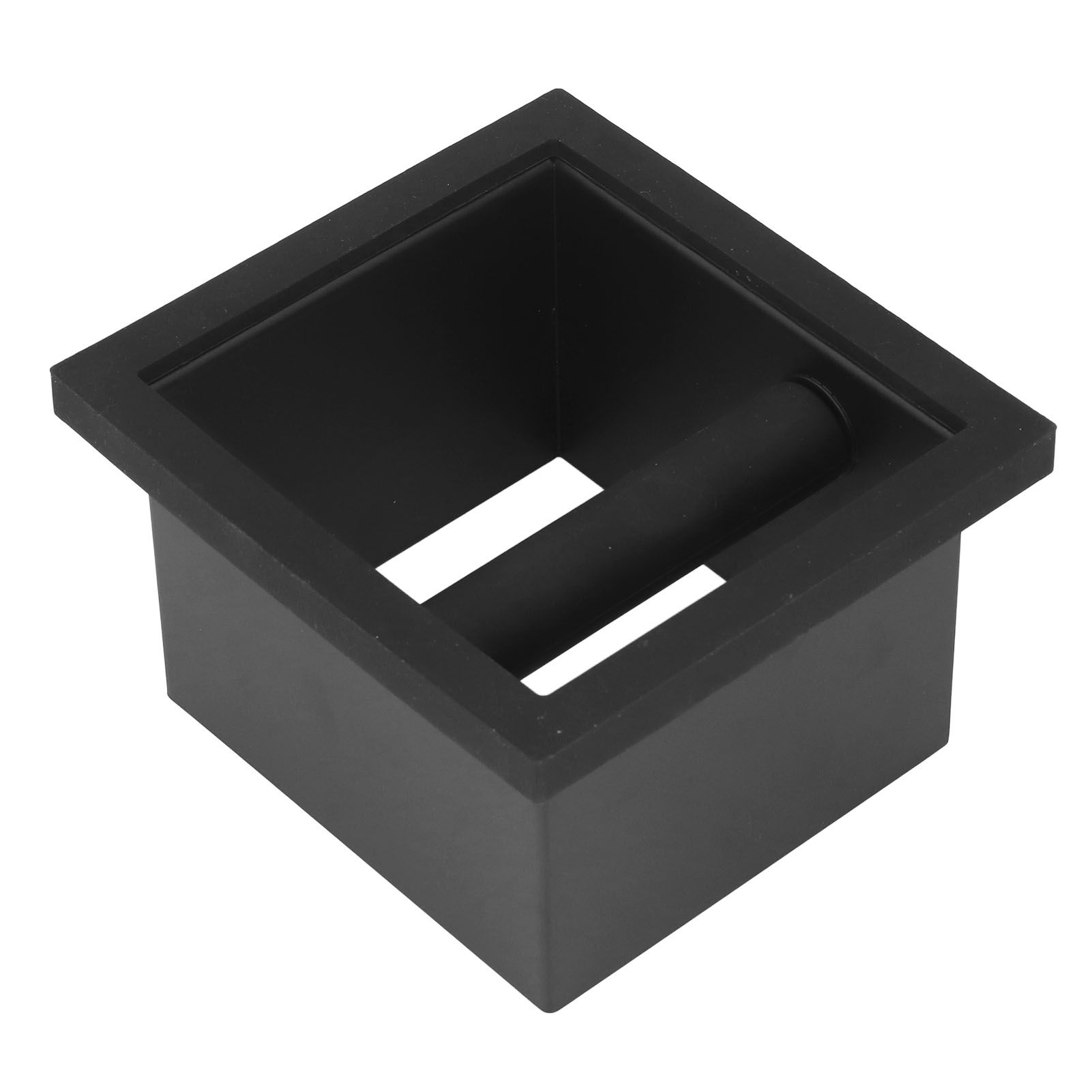 Coffee Knock Box Grounds Disposal Bin Bottomless Embedded Flat Mouth Stainless view 5