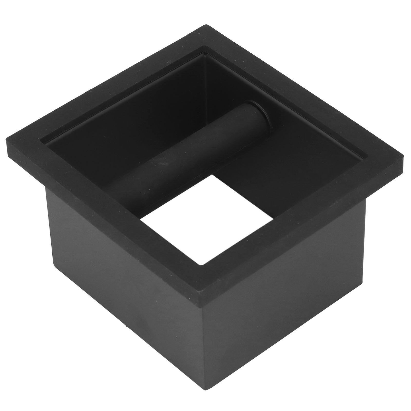 Coffee Knock Box Grounds Disposal Bin Bottomless Embedded Flat Mouth Stainless view 6
