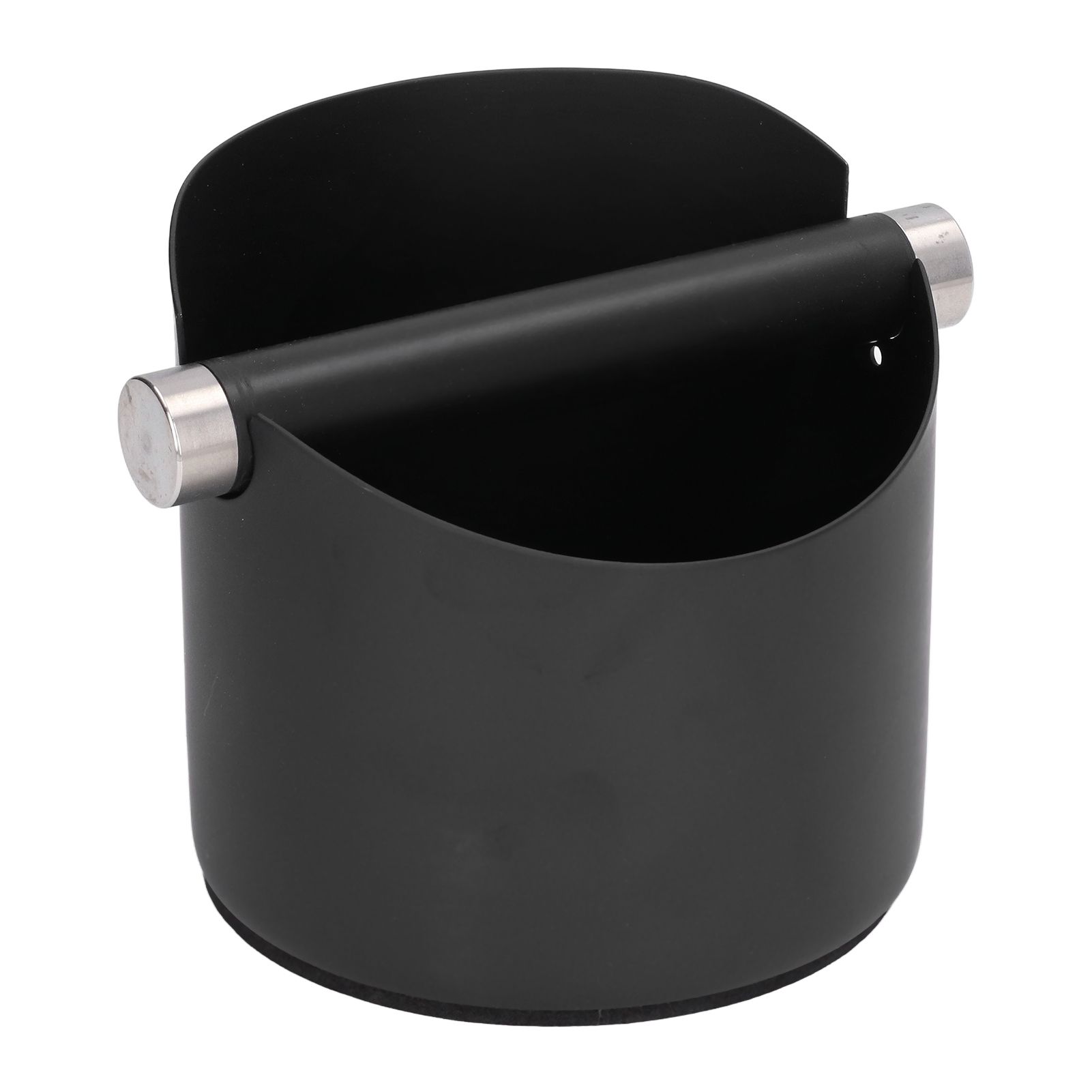 Coffee Grounds Bucket Stainless Steel Rubber Coffee Dump Bin for Home view 2