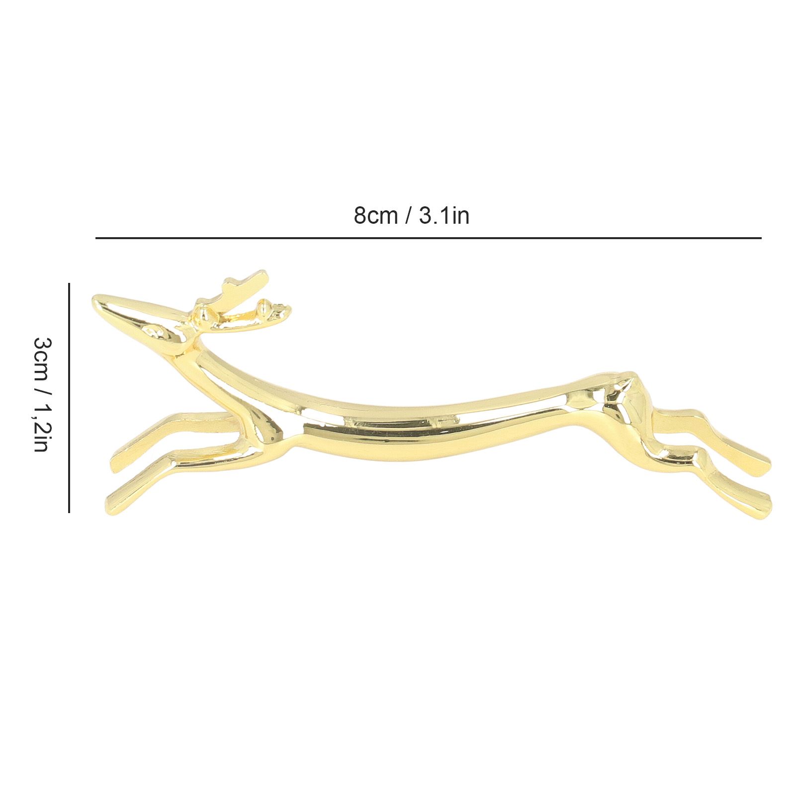 4Pcs Chopstick Rest Smoother Surfaces Reusable Cute Animal Design Gold view 13
