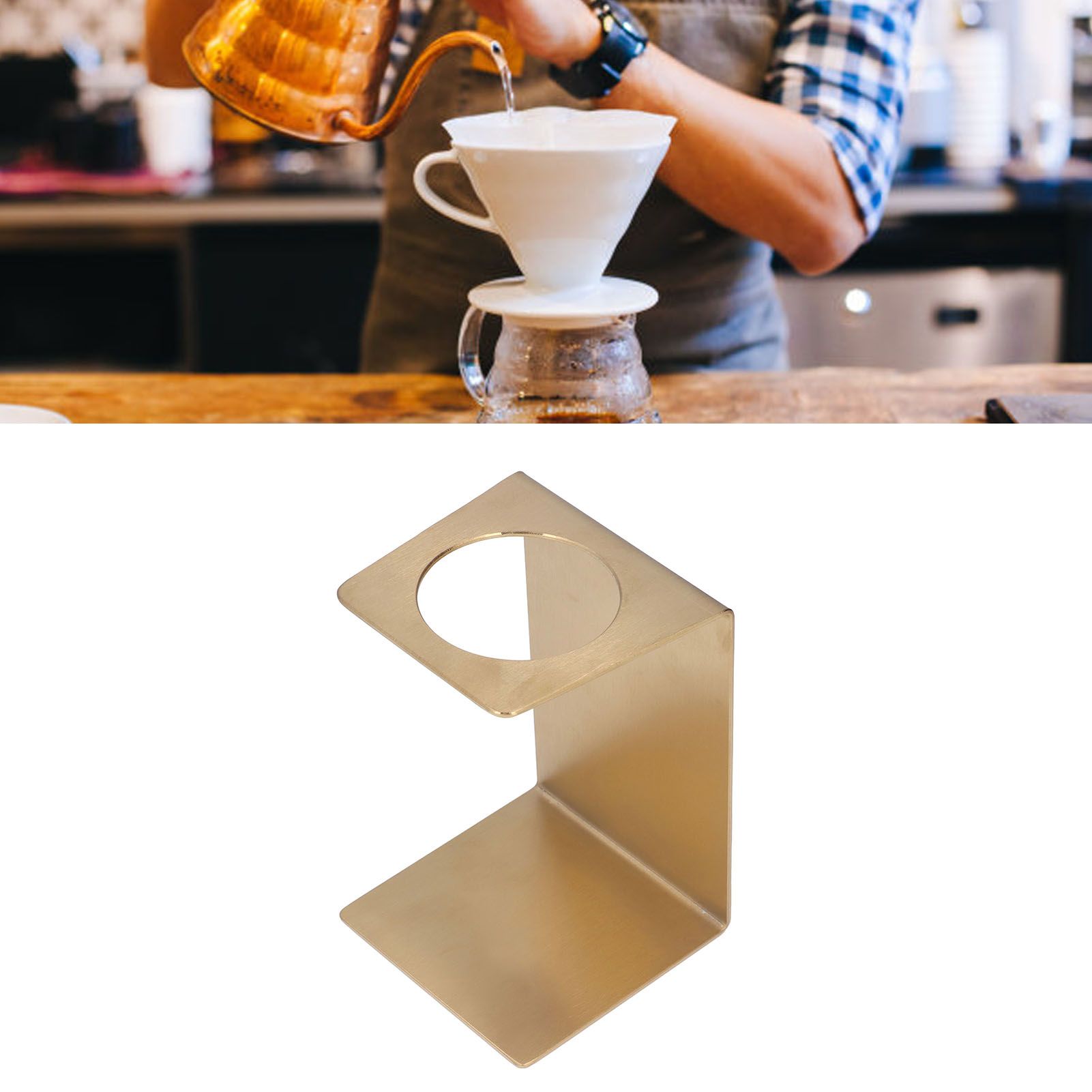Drip Coffee Stand Samll Size Light Durable Metal Reusable Pour Over Coffee view 11