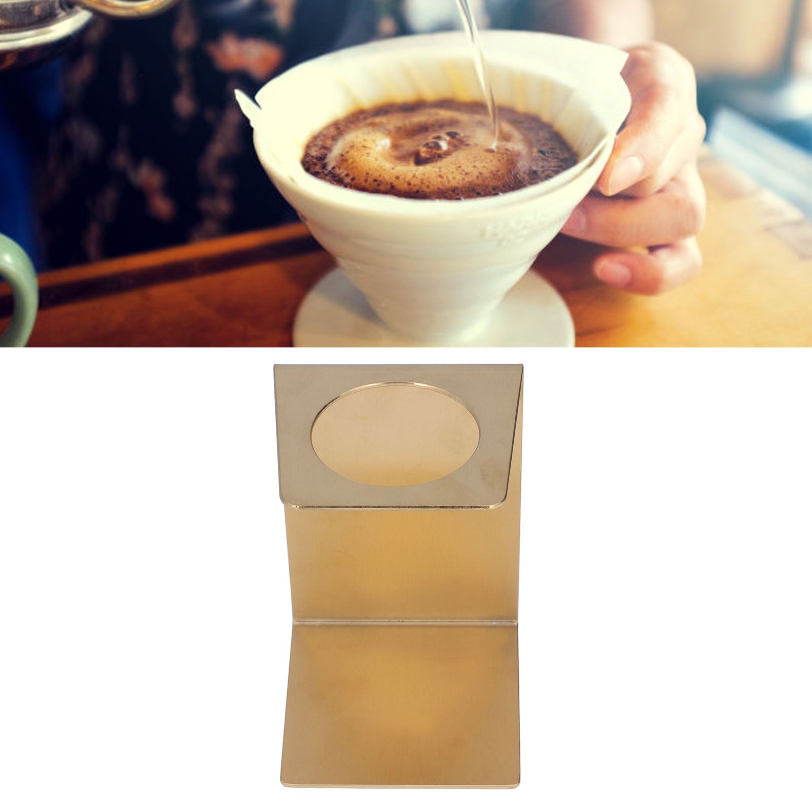 Drip Coffee Stand Samll Size Light Durable Metal Reusable Pour Over Coffee view 12