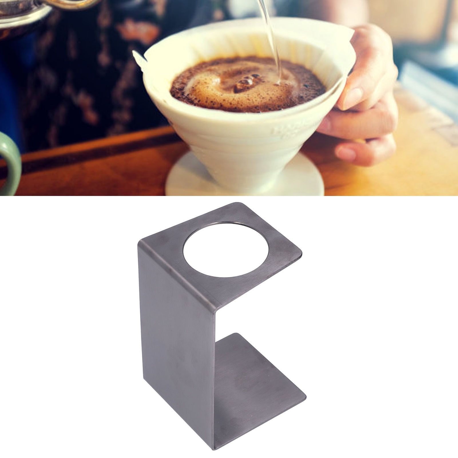 Drip Coffee Stand Samll Size Light Durable Metal Reusable Pour Over Coffee view 11