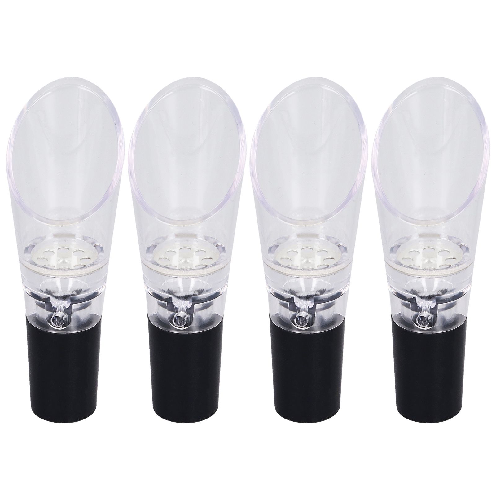 4PCS Wine Aerator Pourer PC Eco Friendly Decanter Spout Bar Accessories for