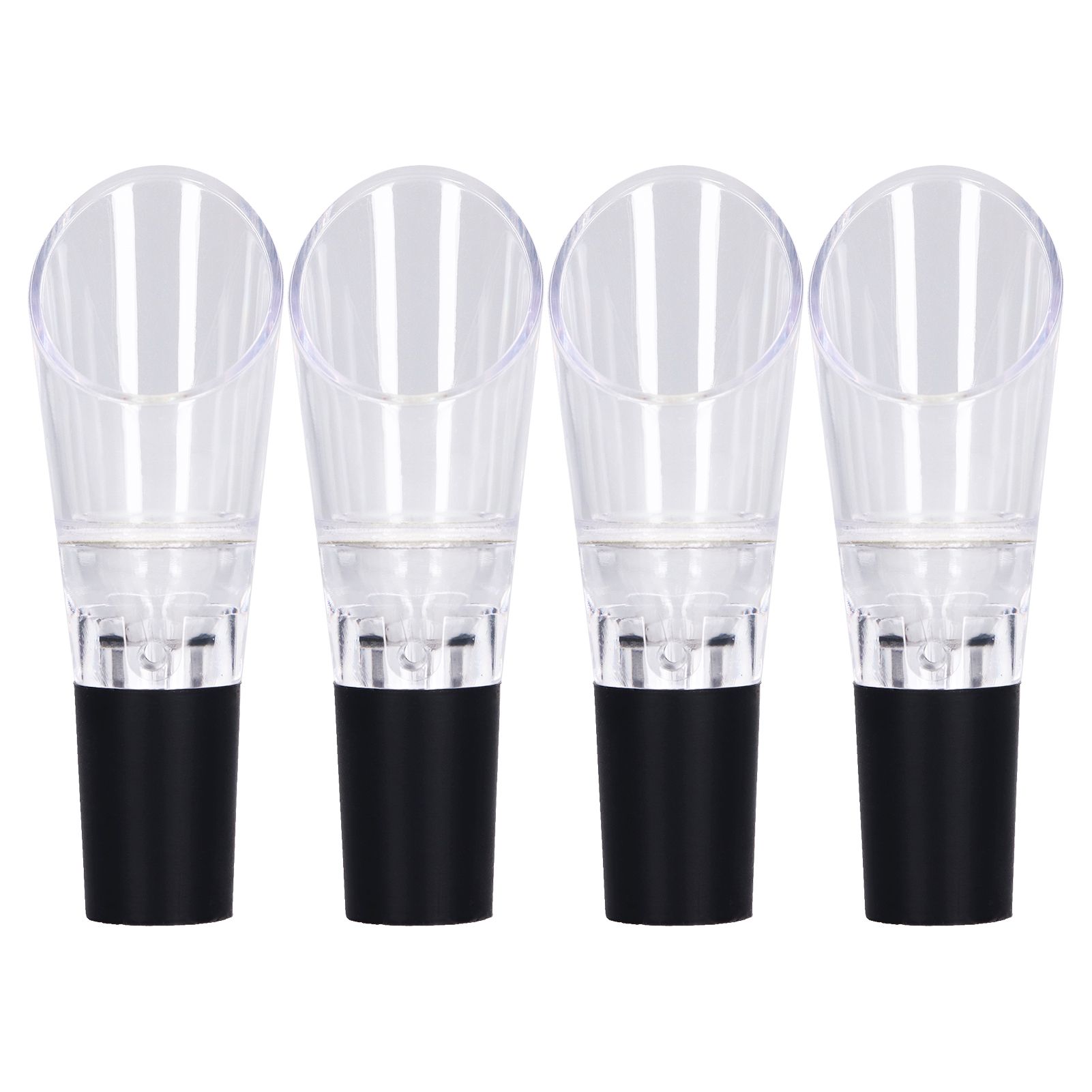 4PCS Wine Aerator Pourer PC Eco Friendly Decanter Spout Bar Accessories for view 8