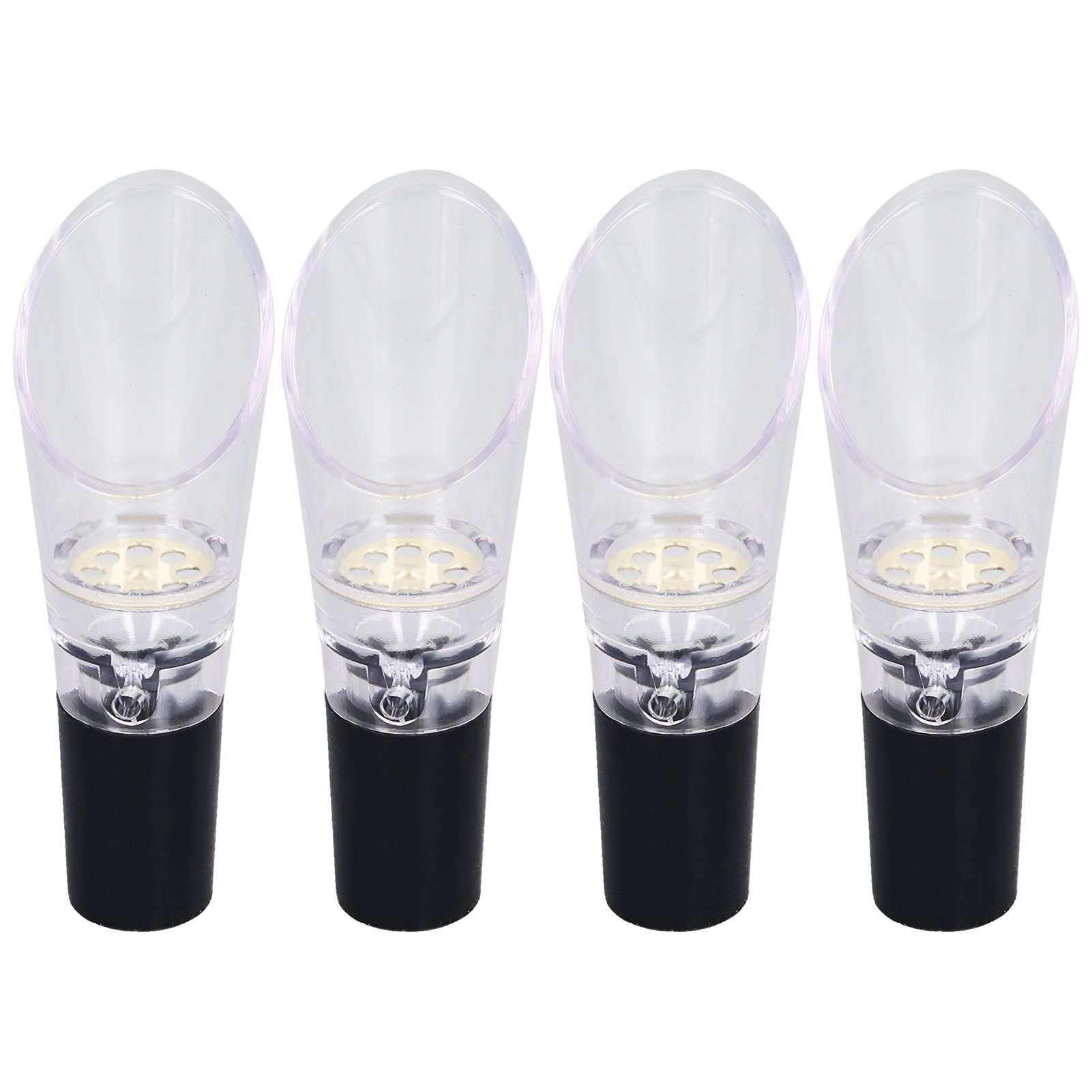 4PCS Wine Aerator Pourer PC Eco Friendly Decanter Spout Bar Accessories for