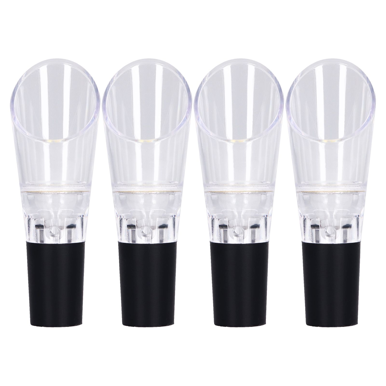 4PCS Wine Aerator Pourer PC Eco Friendly Decanter Spout Bar Accessories for view 8