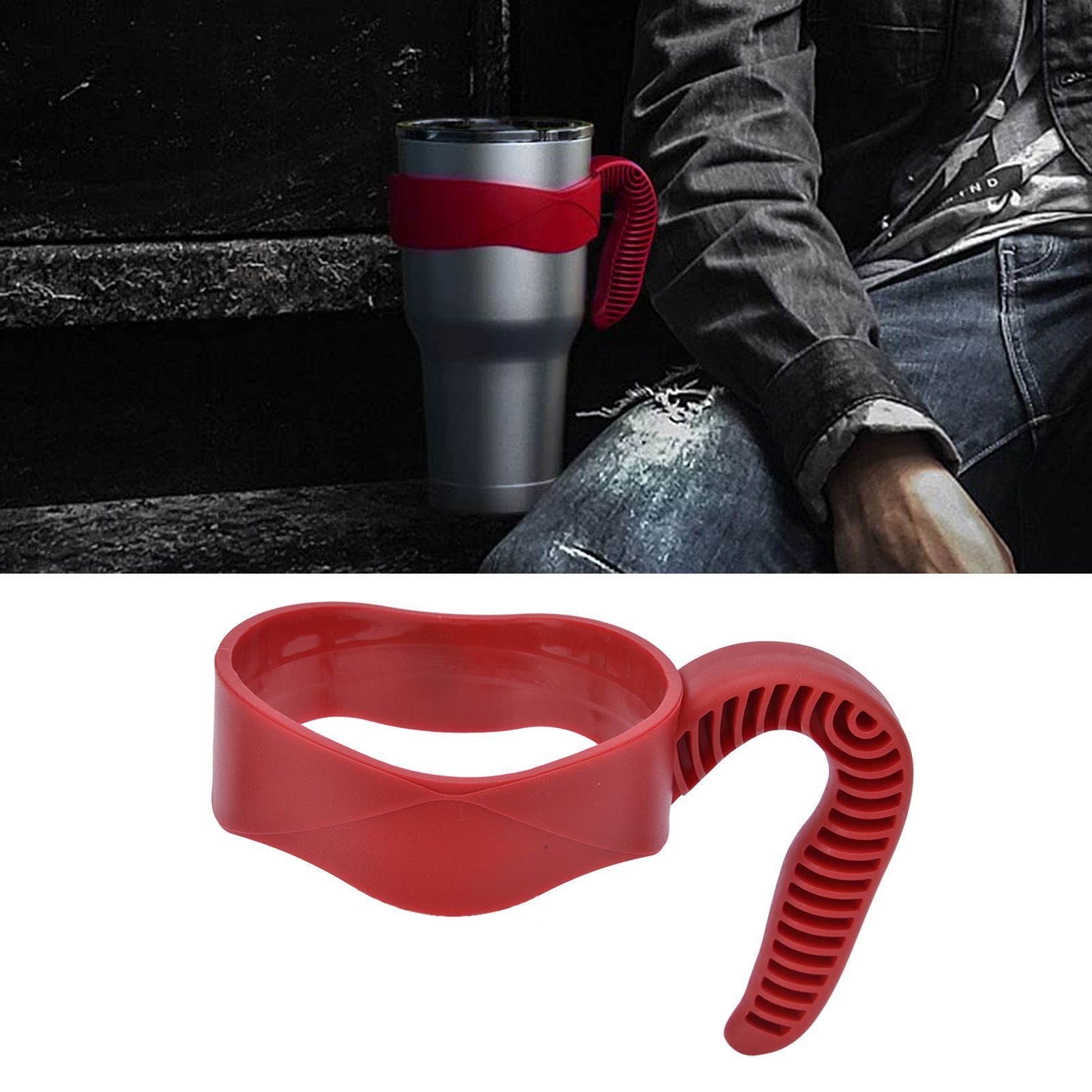 Mug Handle Plastic Ergonomic Jug Carrier Handle for 20oz‑30oz Jugs Bottles and view 11