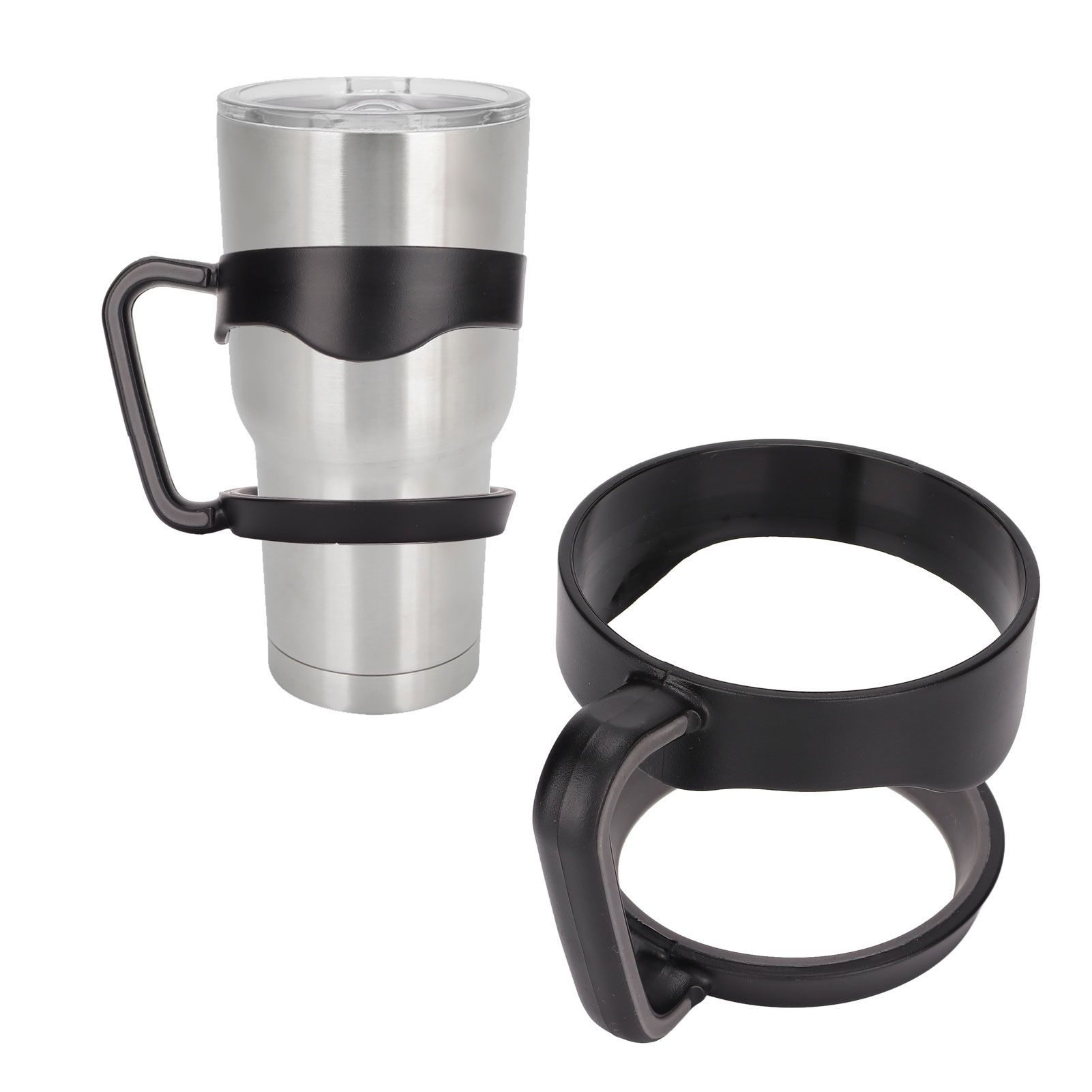 Tumbler Cup Handle Travel Mug Holder 2 Circle Non Slip for Car Icemaster view 11