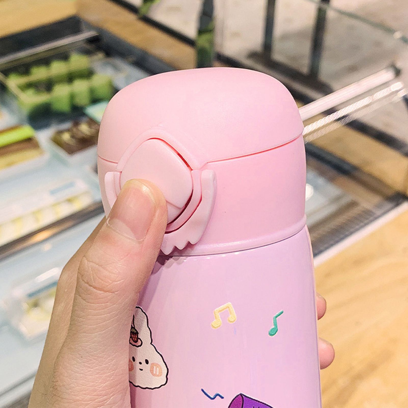 Cartoon Vacuum Cup Stainless Steel Thermal Bottle Vacuum Insulated Cup view 2