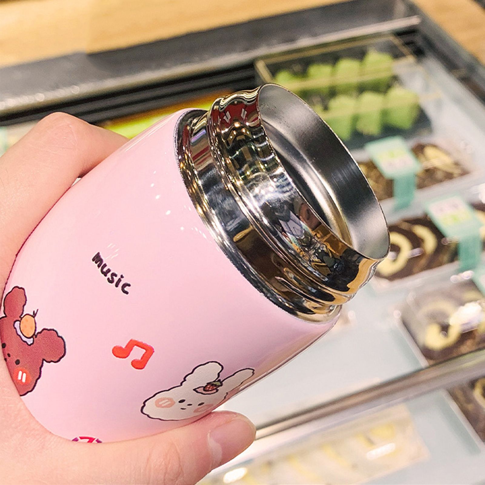 Cartoon Vacuum Cup Stainless Steel Thermal Bottle Vacuum Insulated Cup view 6