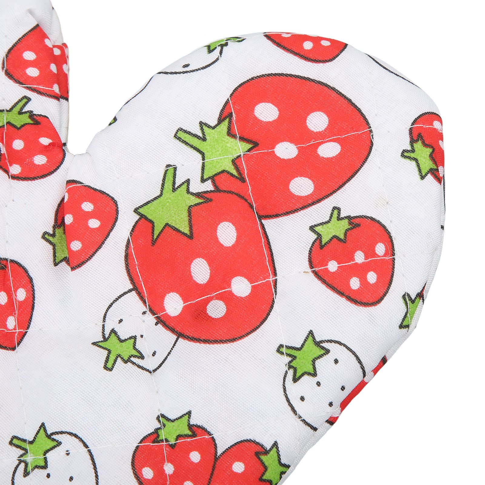 Oven Gloves Polyester Cotton Material Printed Pattern Lanyard Design Cooking view 12