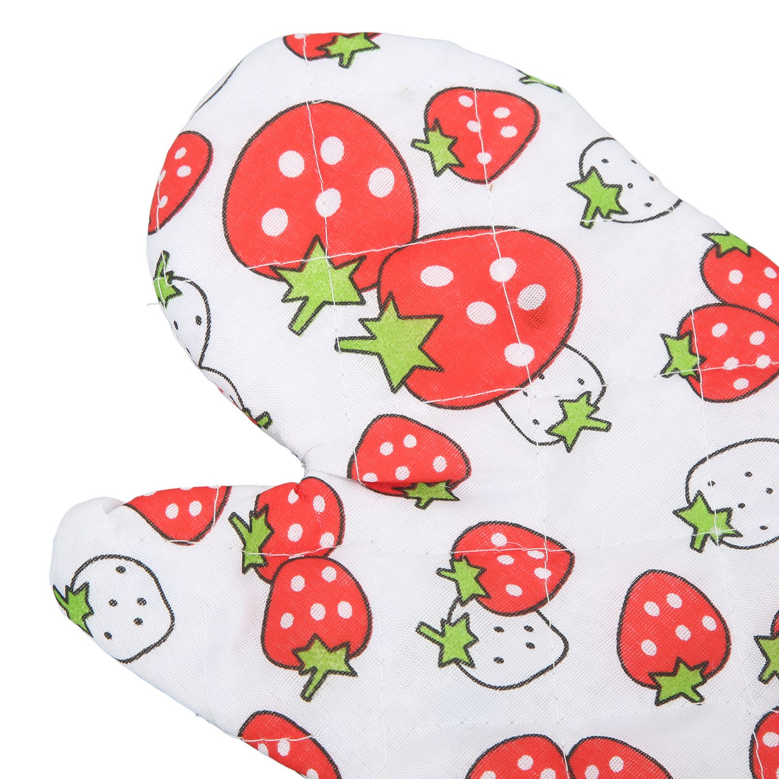 Oven Gloves Polyester Cotton Material Printed Pattern Lanyard Design Cooking view 15