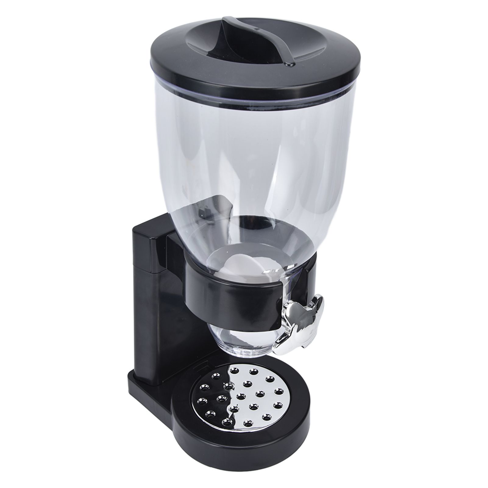 Grain Dispenser 17.5oz Transparent Safe Rice Storage Container with Rubber view 2