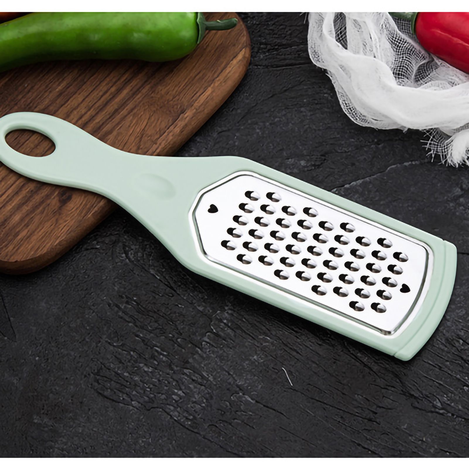 Hand Grater Manual Vegetable Grater with Soft Grip Handle for Home Hotel view 2