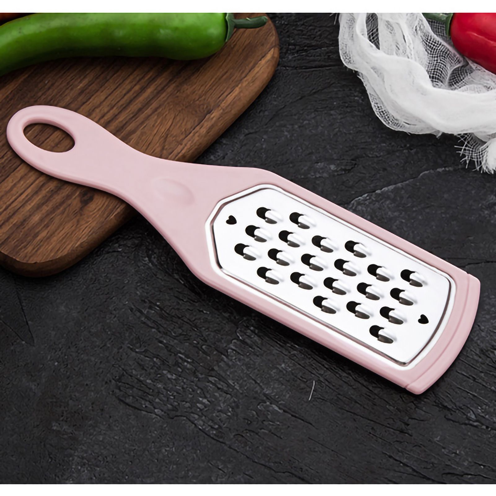 Hand Grater Manual Vegetable Grater with Soft Grip Handle for Home Hotel view 3