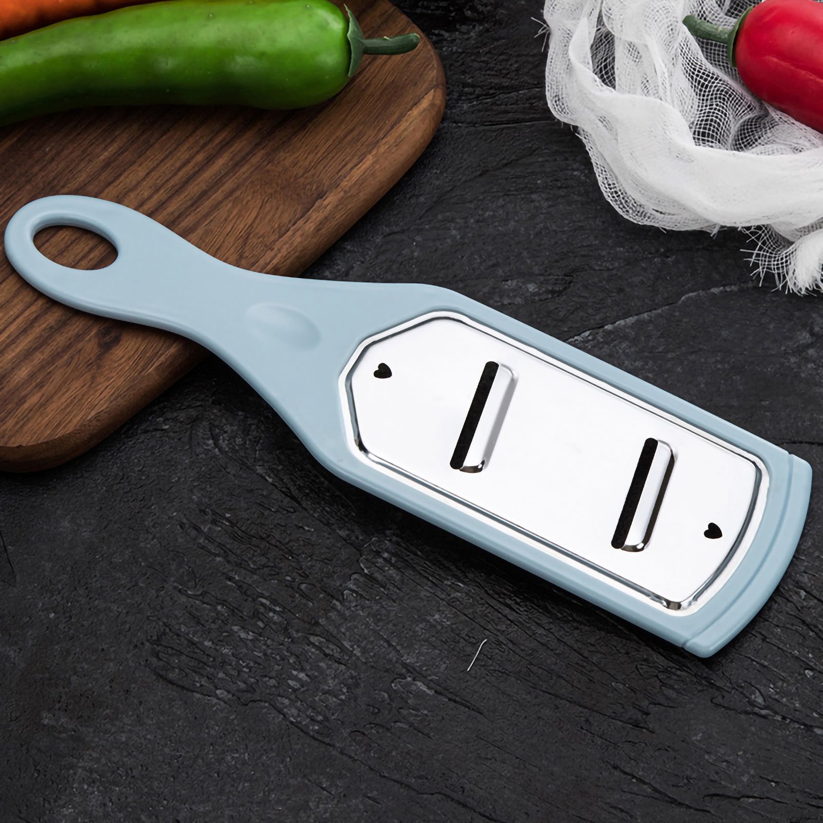 Hand Grater Manual Vegetable Grater with Soft Grip Handle for Home Hotel view 4